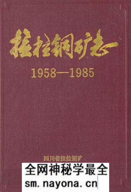 《拉拉铜矿志(1958-1985)》.pdf电子版_四川省志预览图 《拉拉铜矿志(1958-1985)》.pdf电子版_四川省志预览图