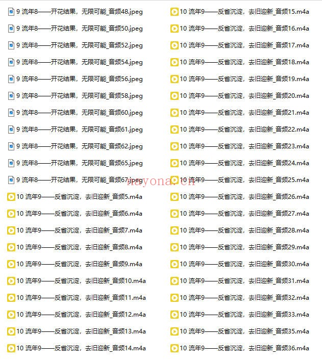 小卫数字流年流月专栏音频+课件 数字预测