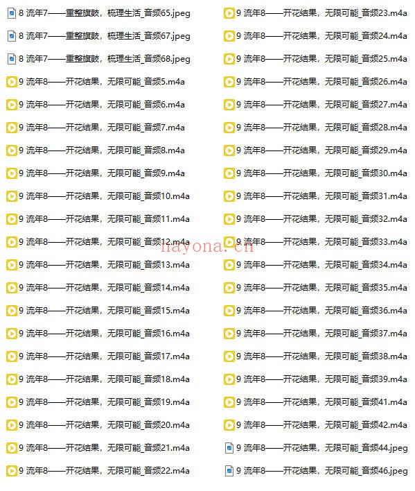 小卫数字流年流月专栏音频+课件 数字预测