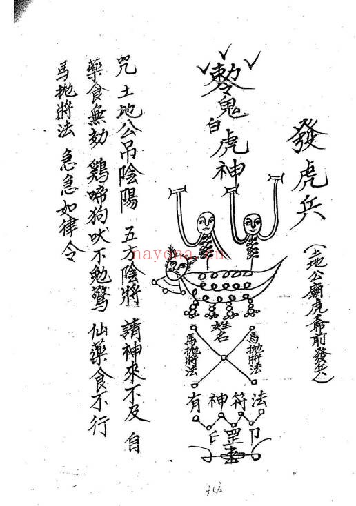道教符咒闾山禁符27筒子页PDF 符咒秘本