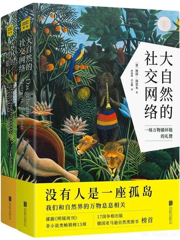 《自然万物科普百科_大自然的社交网络_森林的奇妙旅行(套装共2册)》彼得·渥雷本【文字版_PDF电子书_推荐】 《自然万物科普百科_大自然的社交网络_森林的奇妙旅行(套装共2册)》封面图片