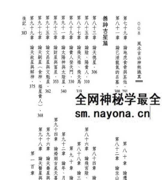 王雄玉《风水吉凶神煞识真》384页