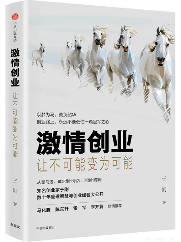 《激情创业:让不可能变为可能》(于刚 着)【文字版_PDF电子书_推荐】 《激情创业:让不可能变为可能》封面图片