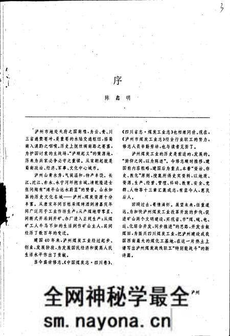 《泸州市煤炭工业志》.pdf电子版_四川省志预览图5 《泸州市煤炭工业志》.pdf电子版_四川省志预览图5