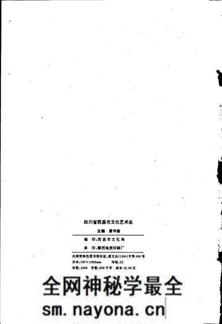 《四川省西昌市文化艺术志》.pdf电子版_四川省志预览图2 《四川省西昌市文化艺术志》.pdf电子版_四川省志预览图2