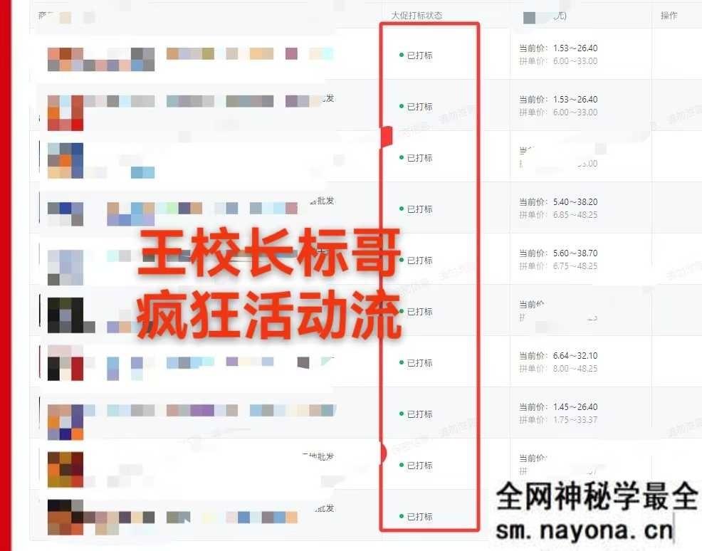 王校长标哥电商-疯狂活动流2025年12月13日