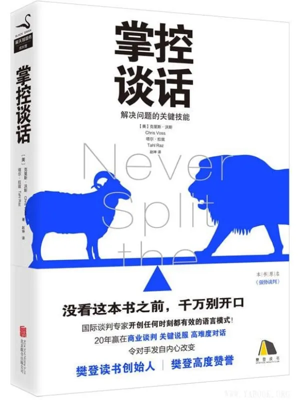 《掌控谈话 : 解决问题的关键技能 》封面图片