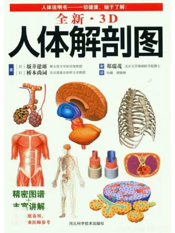 《全新·3D人体解剖图》封面图片