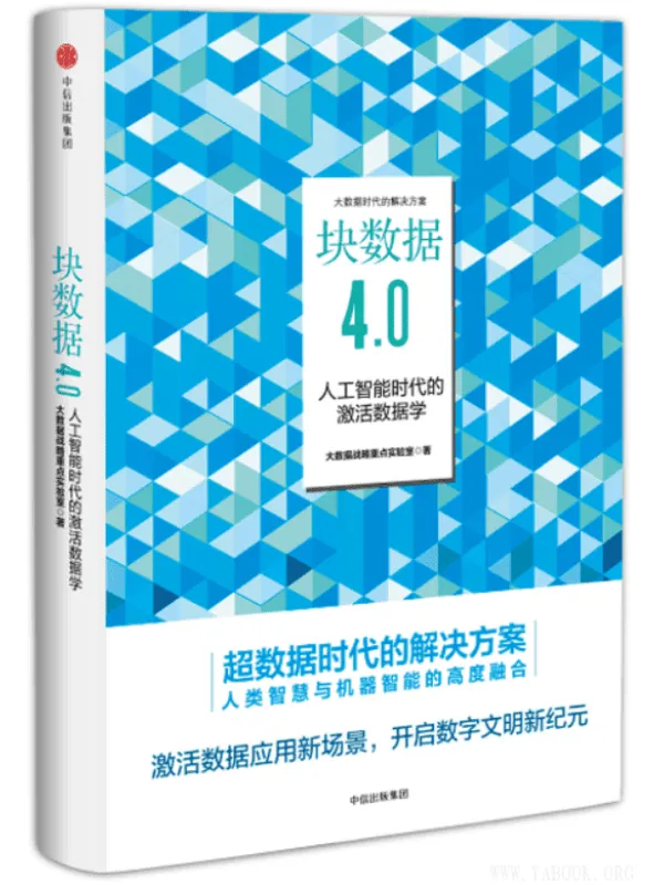 《块数据4.0：人工智能时代的激活数据学》封面图片
