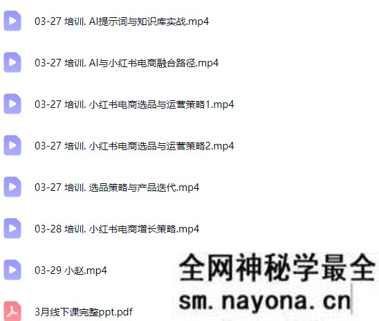 戴小胖-小红书爆量会3月27-29号广州线下课(价值6980元)