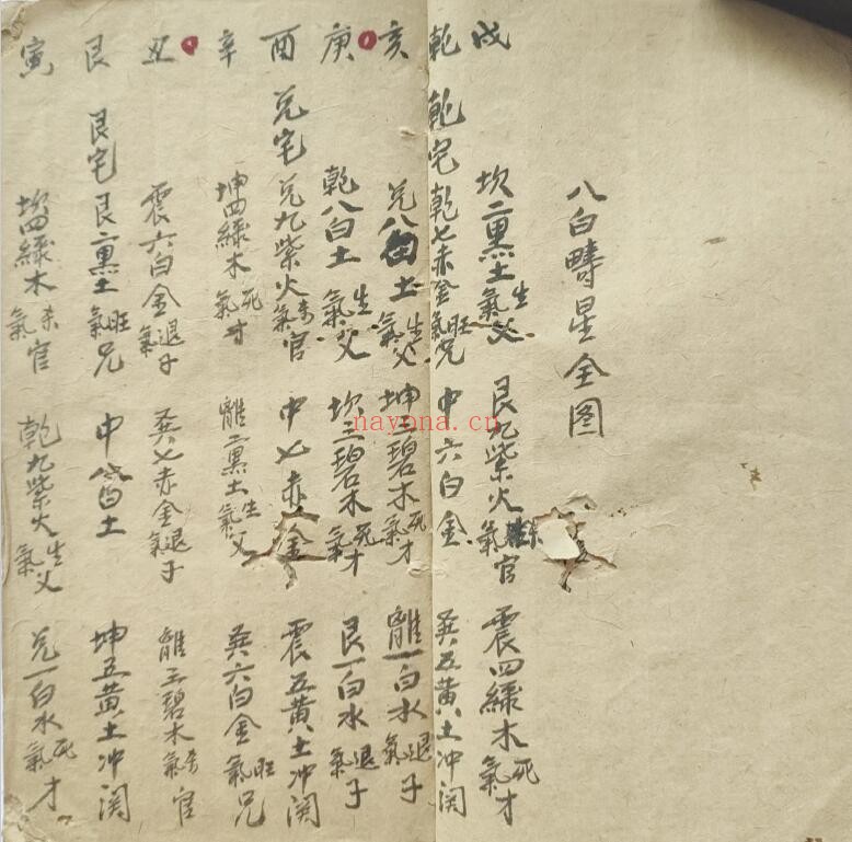 李寿祺抄录《九畴书全卷》九时书56页双页版（部分页有虫蛀） 国学古籍 第3张