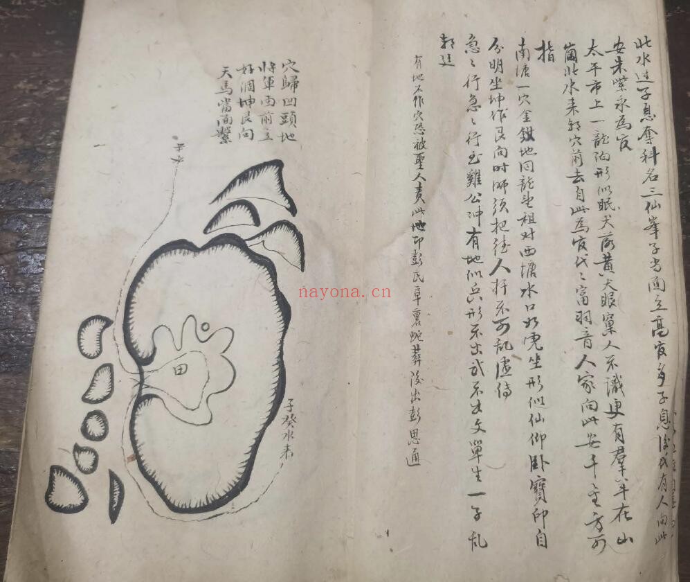 风水堪舆古籍《司马神仙钳地记》42页双页版 国学古籍 第2张