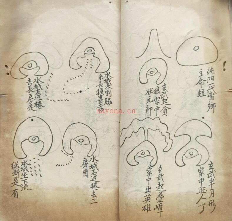 峦头派秘诀《峦头龙虎砂水断诀》94页双页版(前三页略微缺字) 国学古籍 第3张-古籍汇典 峦头派秘诀《峦头龙虎砂水断诀》94页双页版(前三页略微缺字) 国学古籍 第3张
