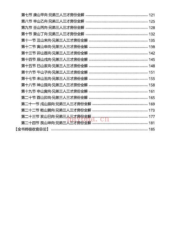 《杨公风水二十四山分房断》187页 堪舆阳宅 第4张-古籍汇典 《杨公风水二十四山分房断》187页 堪舆阳宅 第4张