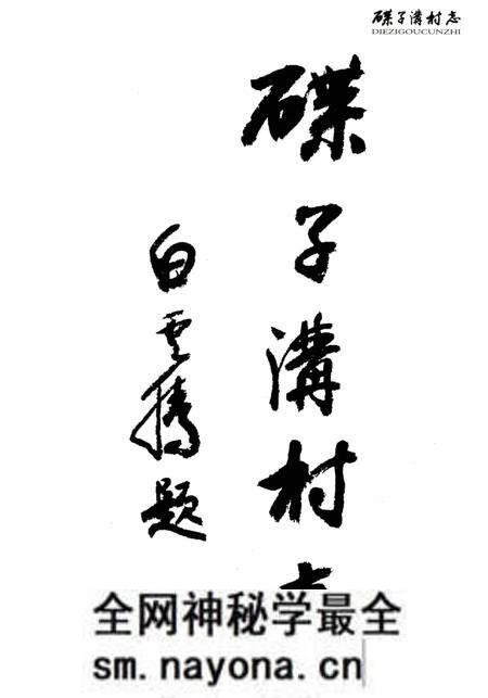 《碟子沟村志》.pdf电子版_陕西省志预览图2 《碟子沟村志》.pdf电子版_陕西省志预览图2