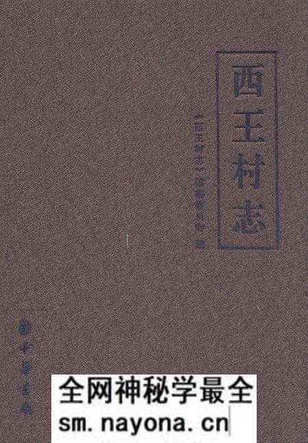 《《西王村志》》.pdf电子版_山东省志预览图