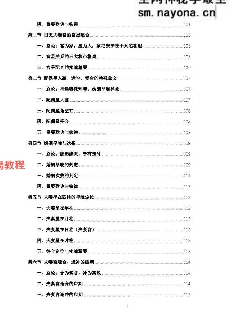 杨春波禄命法盲派六亲精断A4铜版封皮.pdf 268页