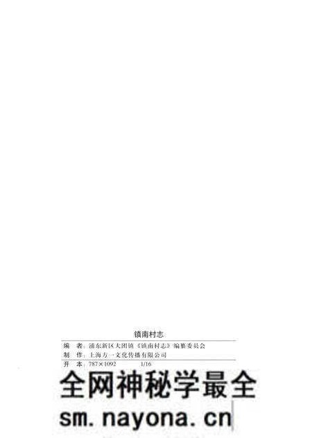 《镇南村志》.pdf电子版_上海市志预览图4 《镇南村志》.pdf电子版_上海市志预览图4