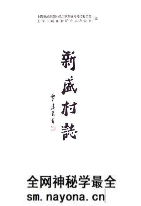 《新盛村志》.pdf电子版_上海市志预览图1 《新盛村志》.pdf电子版_上海市志预览图1