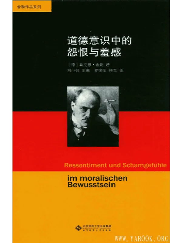 《道德意识中的怨恨与羞感》封面图片