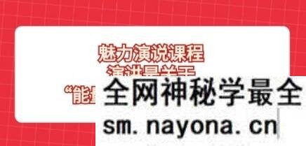 魅力演说课程,演讲是关于“能量”和“场”的游戏