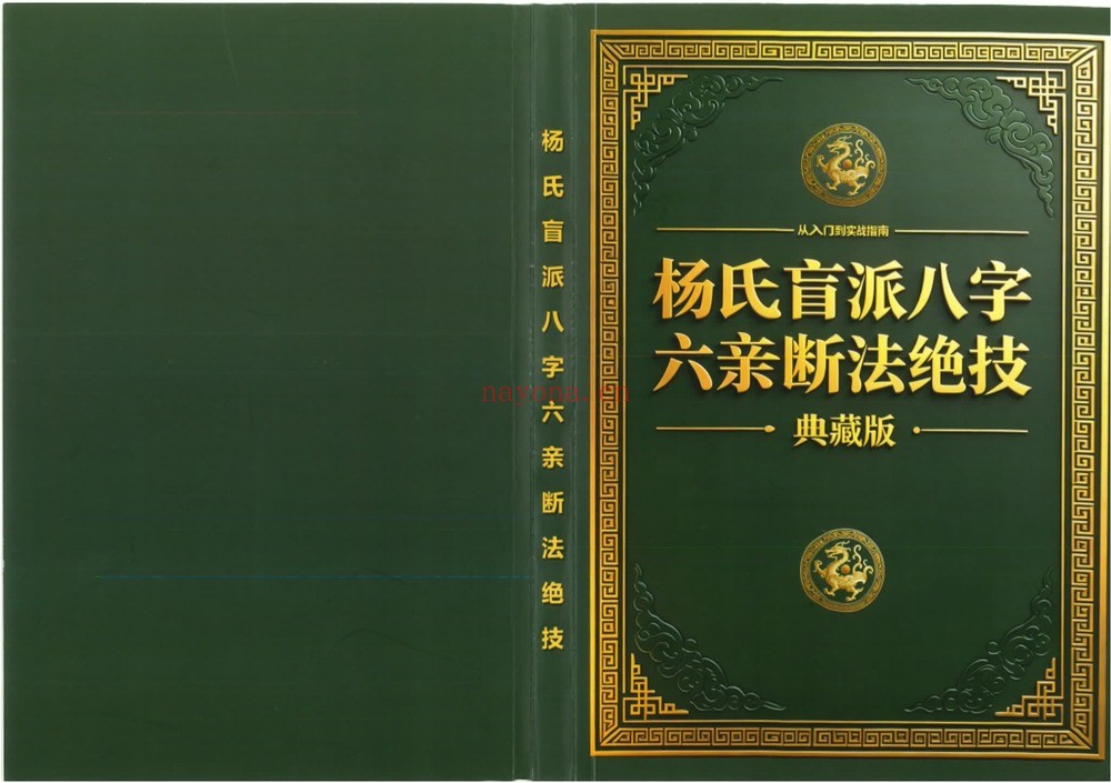 《杨氏盲派八字六亲断法绝技 杨清娟》PDF电子书（261页）