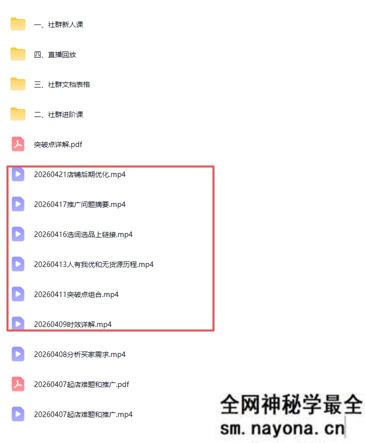 老范电商社群-淘宝无货源2026VIP教程4月24日更新