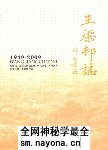 《王梁村志(1949-2009)》.pdf电子版_陕西省志预览图 《王梁村志(1949-2009)》.pdf电子版_陕西省志预览图