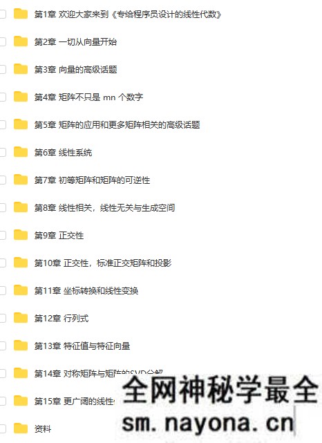 结合编程学数学 专为程序员设计的线性代数