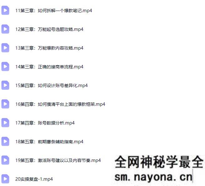 盗坤-第二十期小红书商单变现陪跑营2026年3月份(价值4980元)