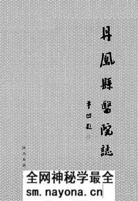 《丹凤县医院志》.pdf电子版_陕西省志预览图1