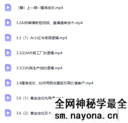 吴思晓AI获客变现2天2夜2026年线下课(价值9800元)