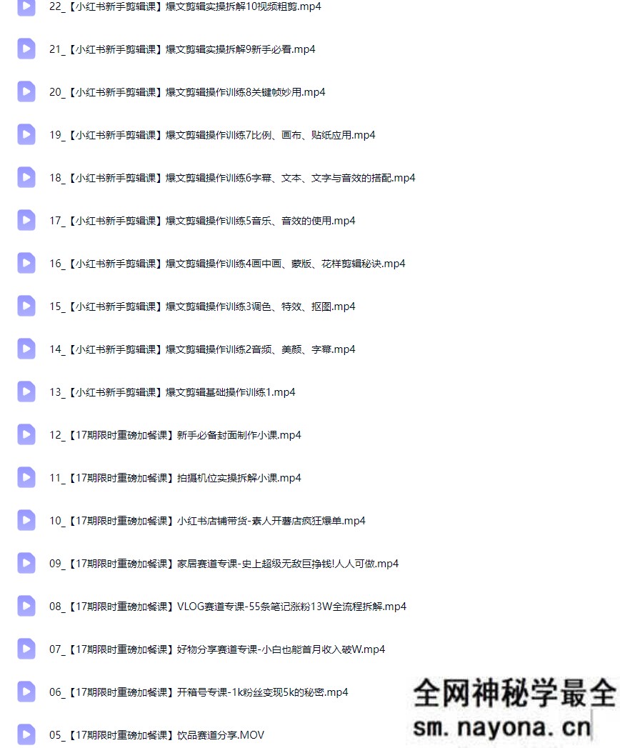 艾敏小红书-小红书涨粉变现陪跑营17期完整版40节2025年12月(价值3699元)