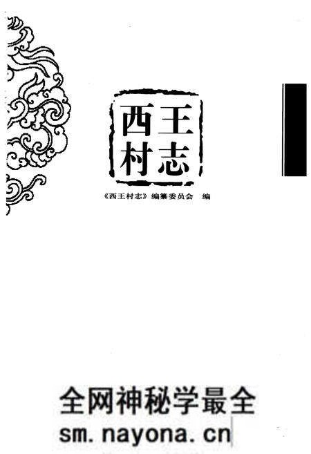 《《西王村志》》.pdf电子版_山东省志预览图1