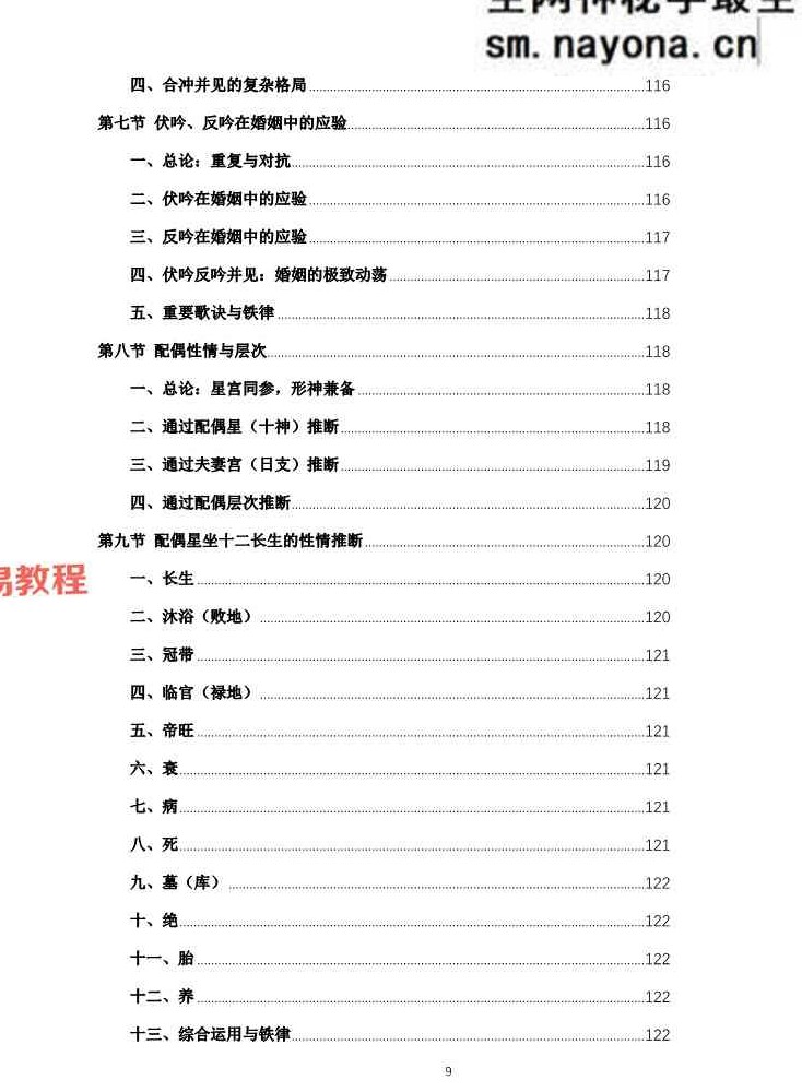 杨春波禄命法盲派六亲精断A4铜版封皮.pdf 268页