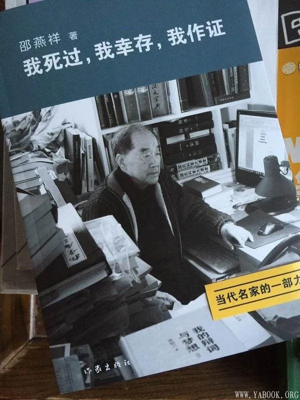 《我死过，我幸存，我作证》封面图片