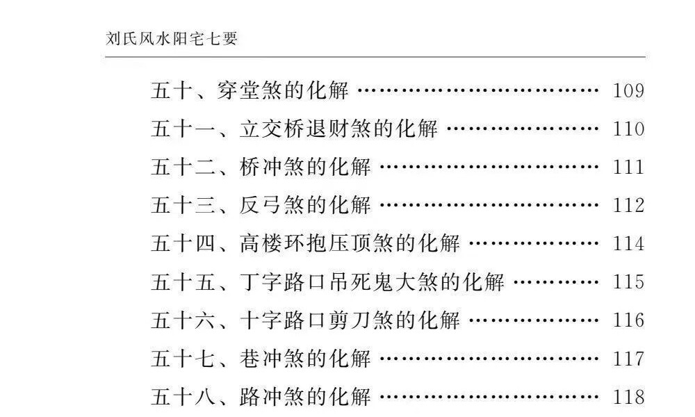 刘宗超 刘氏风水阳宅七要《阳宅化解布局宝典》166页