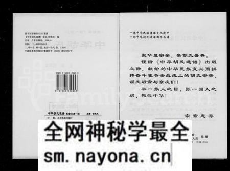 中国胡氏族谱-中华胡氏通谱 ： 卷首本 [2卷].pdf电子版预览图1