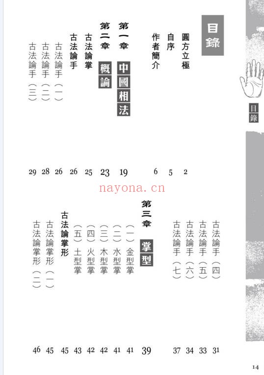 苏民峰中国掌相282页PDF 手相教程