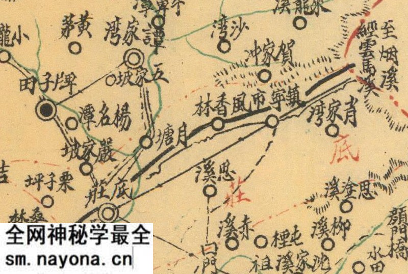 1941-1946年湖南《溆浦县图》预览图1 1941-1946年湖南《溆浦县图》预览图1