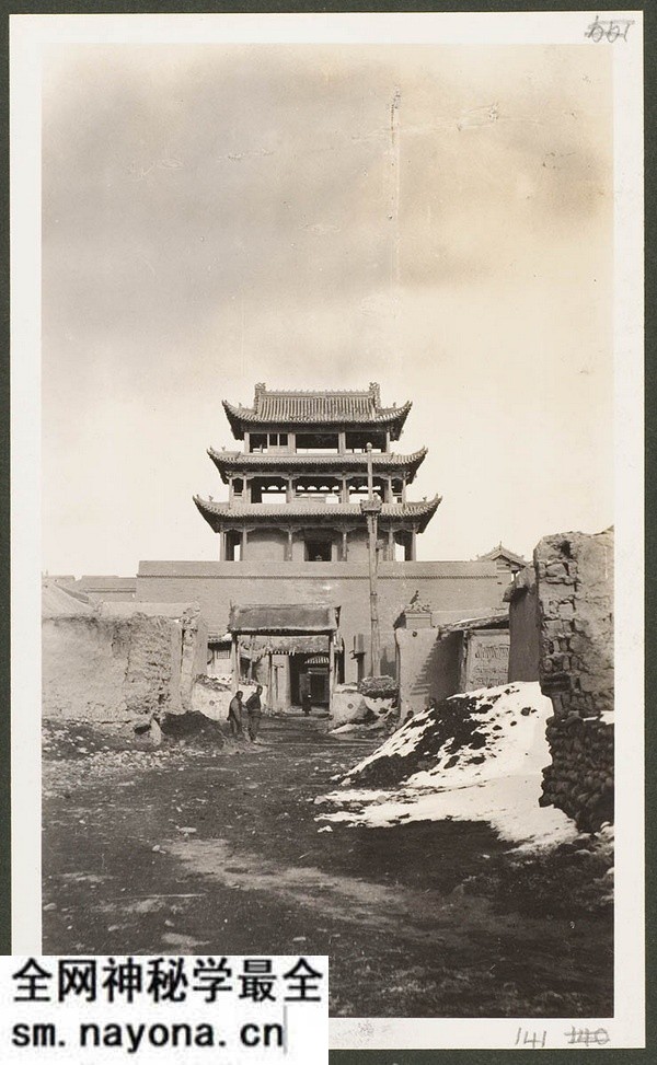 1910年嘉峪关老照片 莫理循西北行拍摄预览图