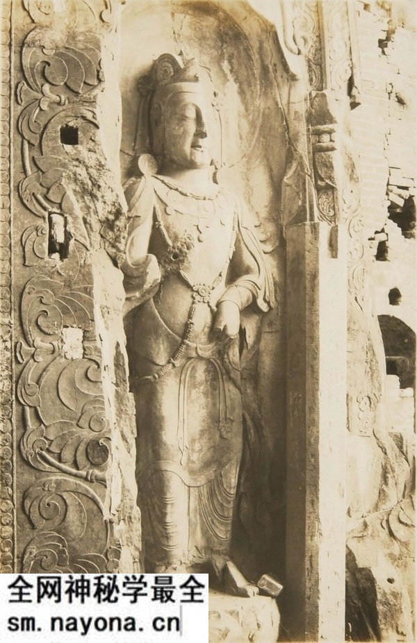1927年河北邯郸老照片 百年前的乡堂寺石窟影像预览图3