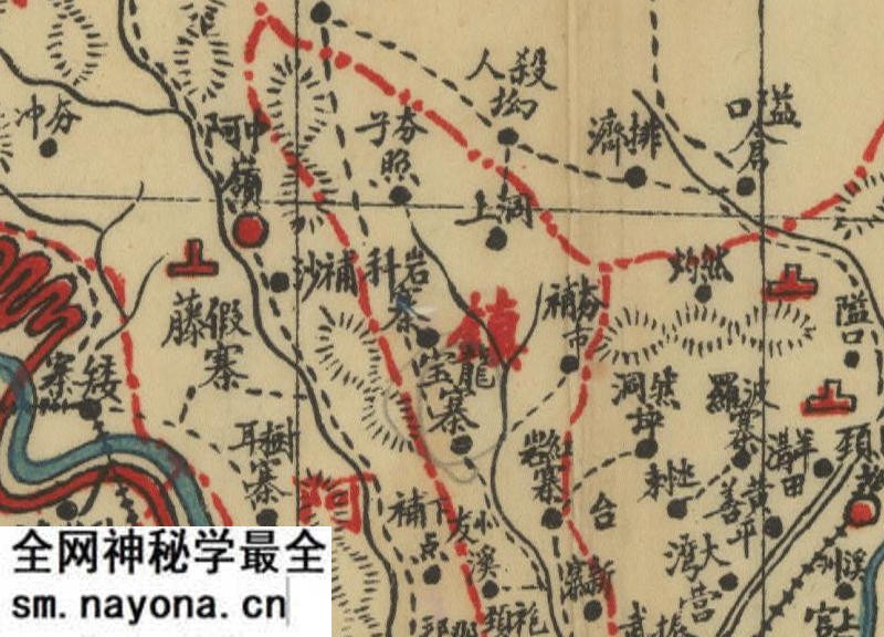 约1941年吉首《乾城县全图》预览图2 约1941年吉首《乾城县全图》预览图2