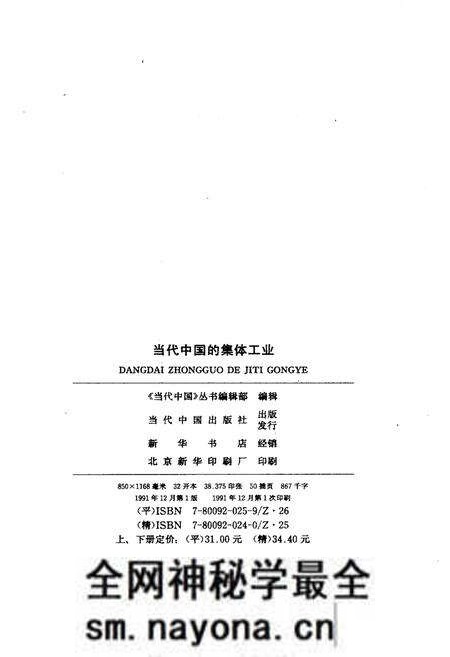 《当代中国的集体工业 下》.pdf电子版_其他志预览图2 《当代中国的集体工业 下》.pdf电子版_其他志预览图2