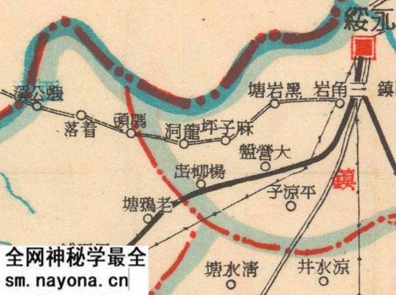 1940年花垣《永绥县图》预览图1 1940年花垣《永绥县图》预览图1