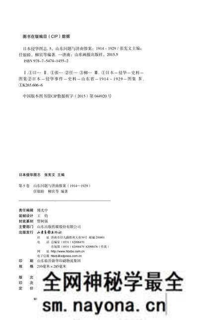 《日本侵华图志  第5卷 山东问题与济南惨案(1914一1929)》.pdf电子版_其他志预览图3