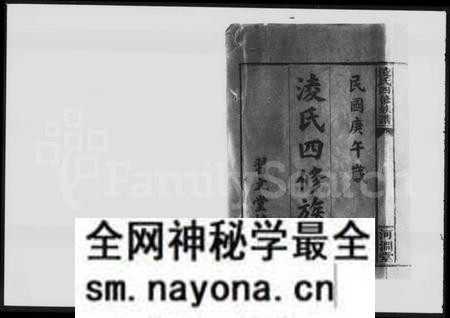 湖南凌氏族谱-淩(凌)氏四修族谱 [合8卷,首3卷,末1卷].pdf电子版预览图