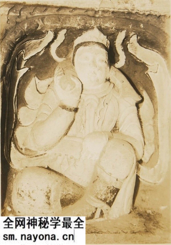 1927年河北邯郸老照片 百年前的乡堂寺石窟影像预览图4