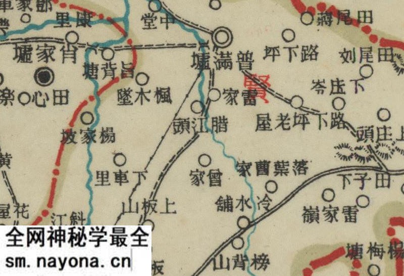 1940年湖南《嘉禾县图》预览图2