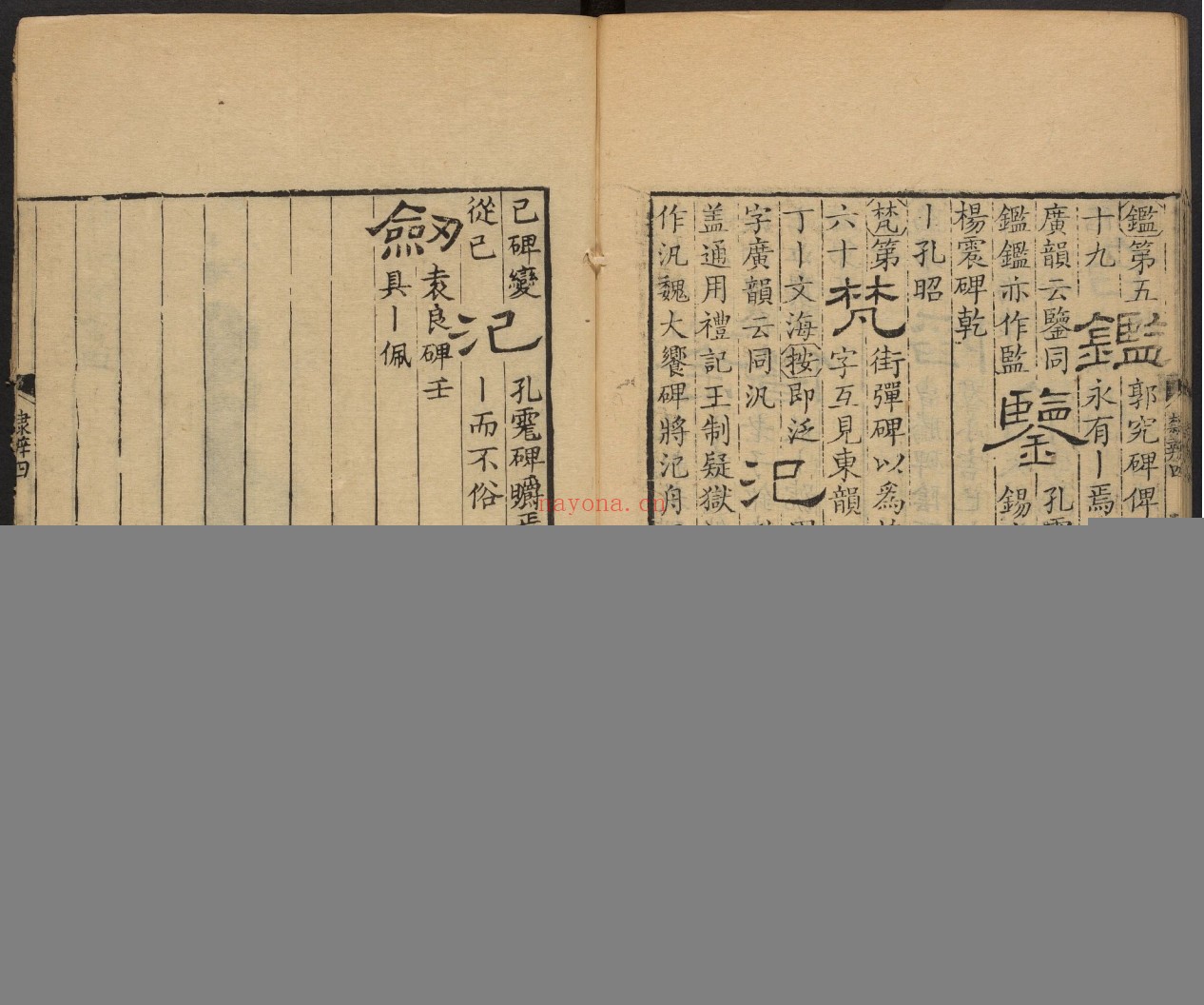 隶辨.8卷.顾蔼吉撰.清乾隆八年黄晟据康熙57年项氏玉渊堂刻本重刊.1743年